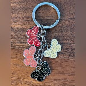 COACH 4 Signature Enameled Butterfly Bag Charm